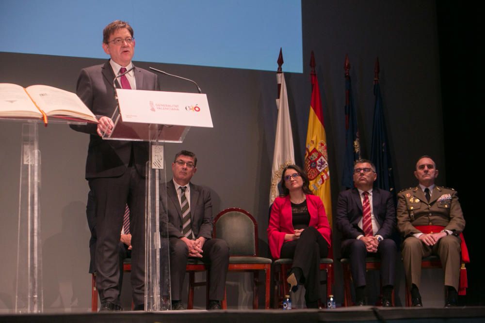 La Generalitat en pleno celebra en Alicante las cuatro décadas de la Carta Magna con un acto institucional en el Teatro Principal que llega en medio de los ataques al modelo territorial y de la alerta ultra.