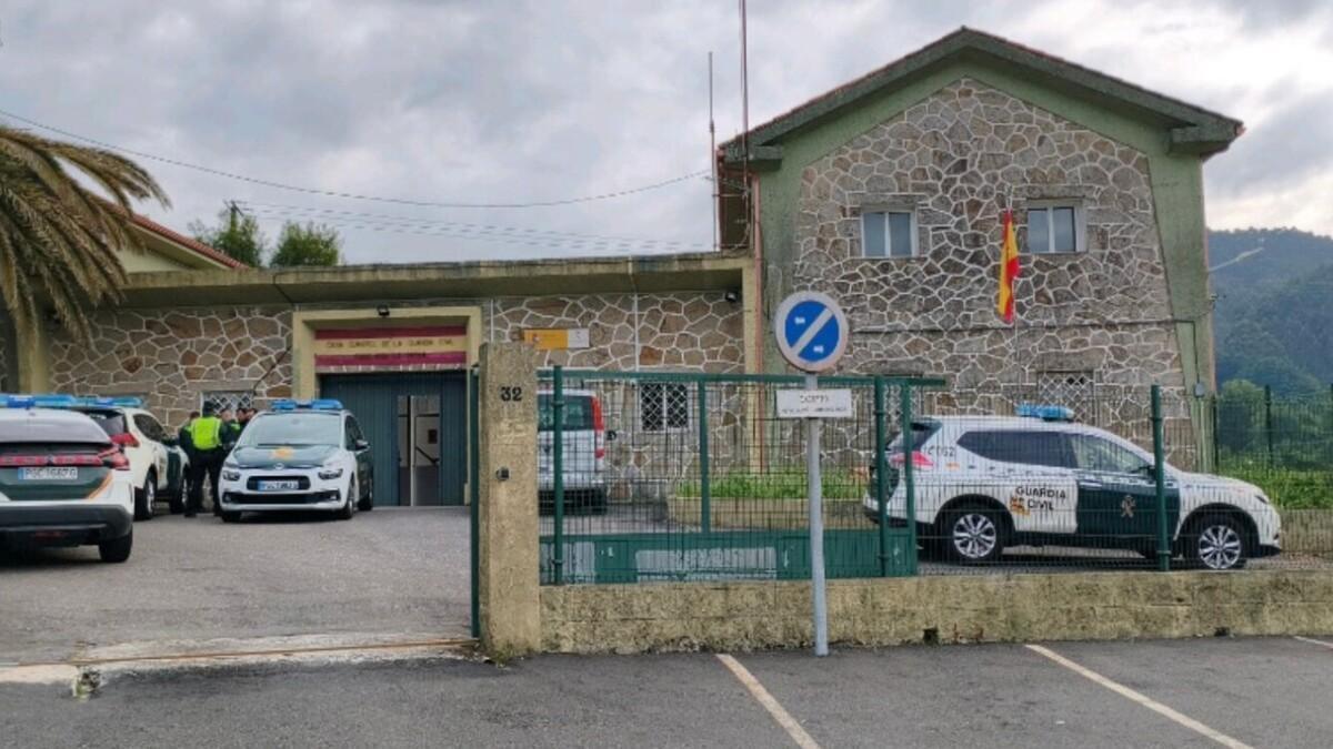 Un cuartel de la Guardia Civil en el entorno donde se cometieron las sustracciones de alumninio