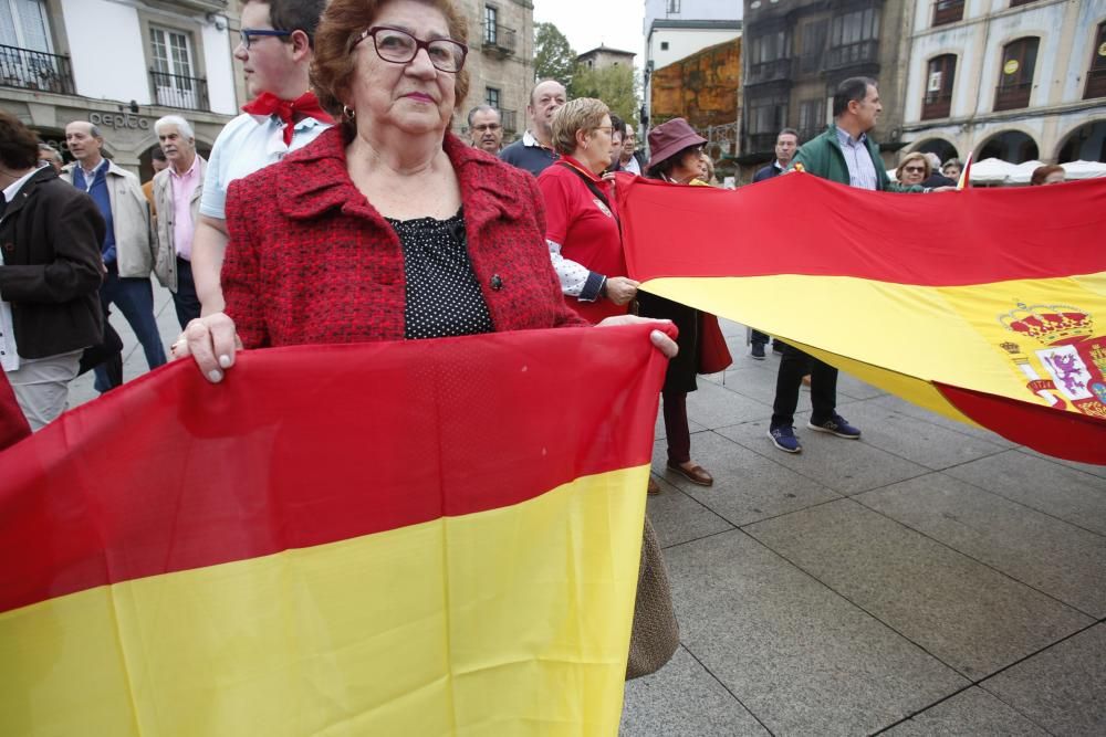 Manifestación en Avilés por la unidad de España