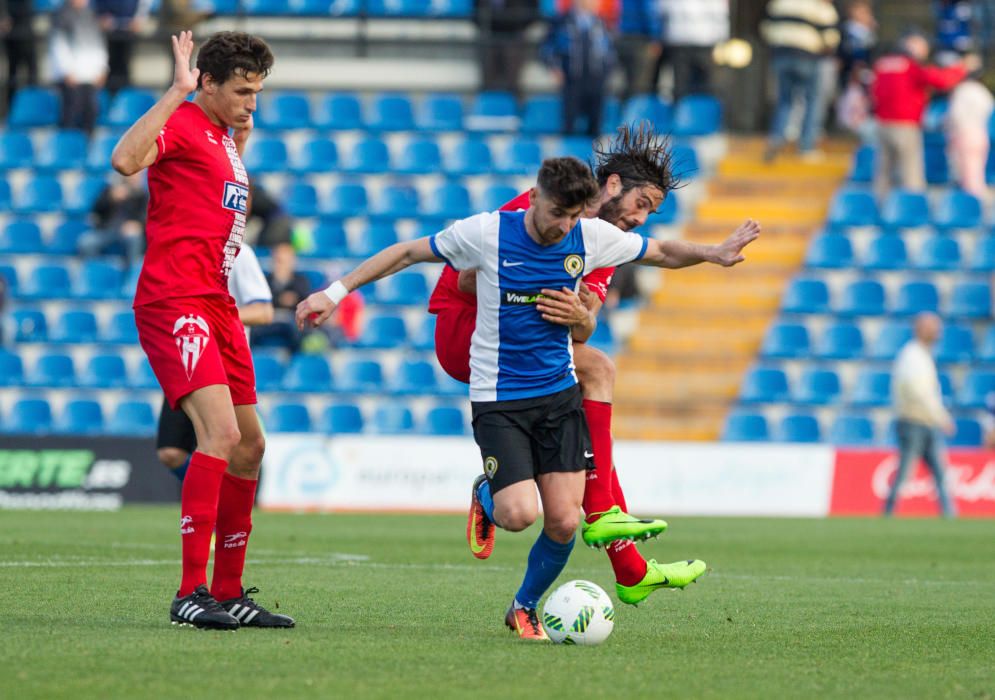 El Alcoyano asfixió la creación del Hércules, sobre todo en la segunda parte.