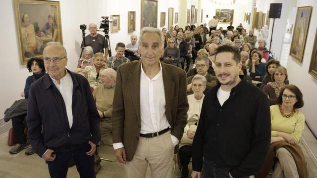 Por la izquierda, José Luis García Martín, Martín Caicoya y Federico Granell. | JUAN PLAZA