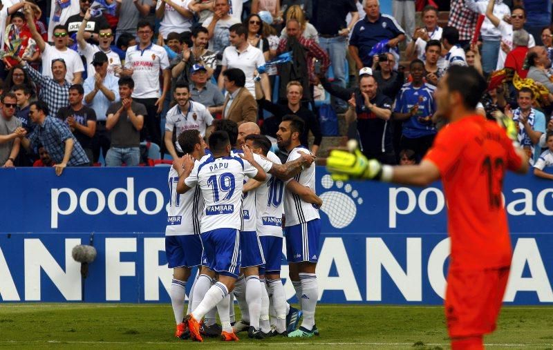 Sufrida victoria del Real Zaragoza contra el Sporting de Gijón