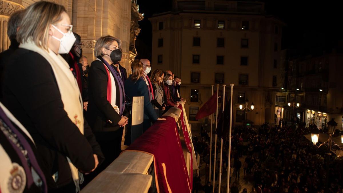 Celebración de la Llamada, ayer.