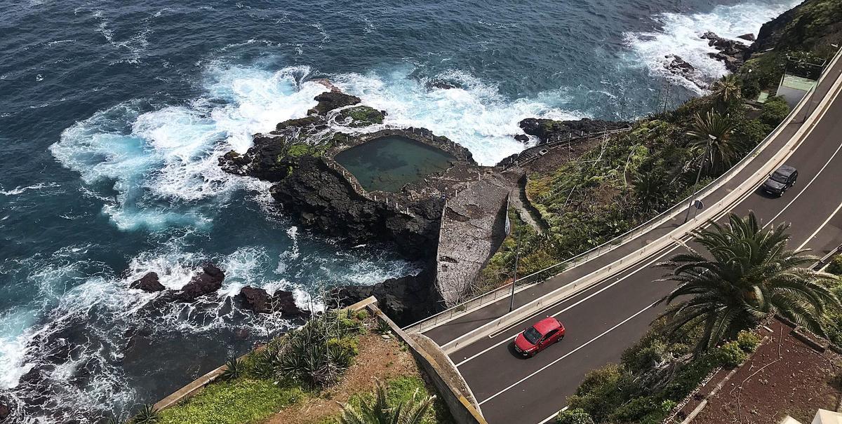 Charco de La Laja de la Sal donde ocurrió el accidente.