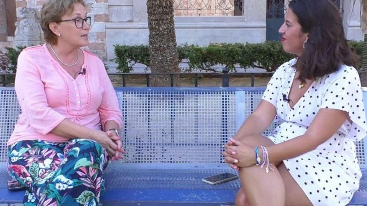 Sandra Segarra entrevista a la alcaldesa de Burriana, Maria Josep Safont.