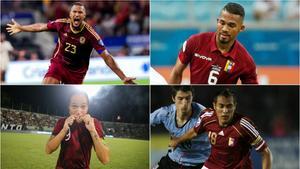 Salomón Rondón, Yangel Herrera, Deyna Castellanos y Juan Arango, cuatro figuras de la Vinotinto que clamaron por la paz