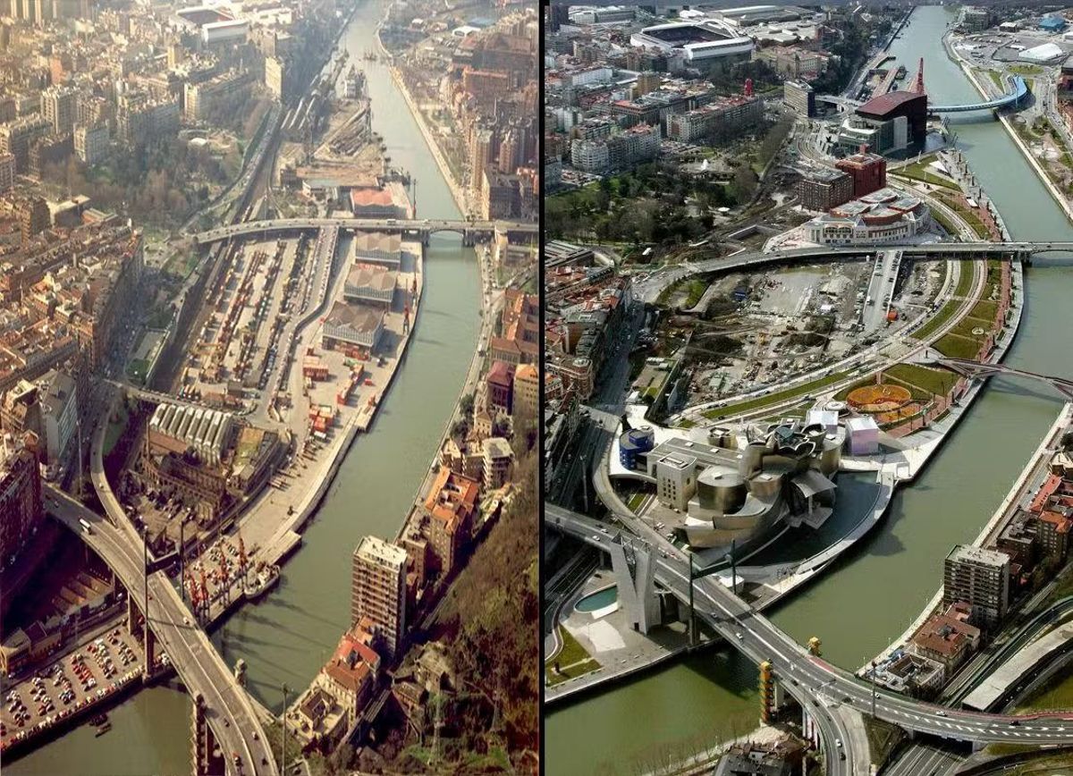 Guggenheim Bilbao: desde la primera piedra hasta la inauguración