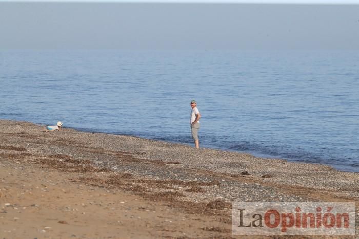 Primer día de paseos al aire libre en Mazarrón