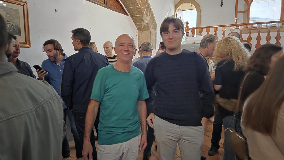 Miguel Turmo recibió el cariño de los clientes de la pizzería Giovanini de Palma