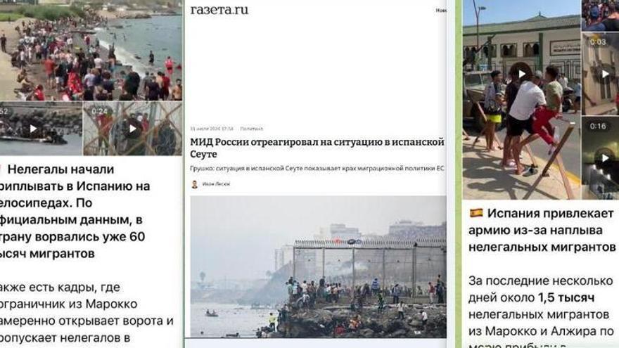 Ein Bericht der EU, der im August an die Regierung übermittelt wurde, stellte eine leichte russische Einmischung in der Krise in Ceuta fest