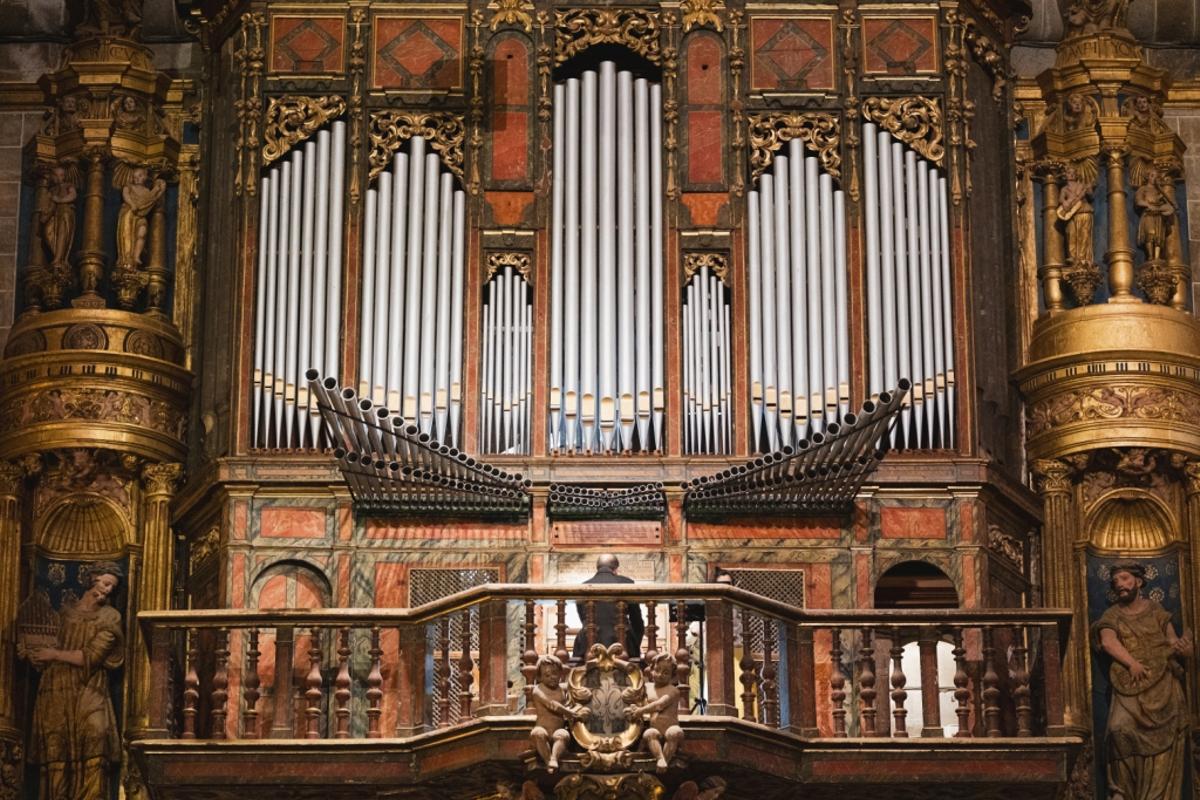 Daniel Oyarzabal, en el concierto de Atrium Musicae en la catedral de Plasencia.