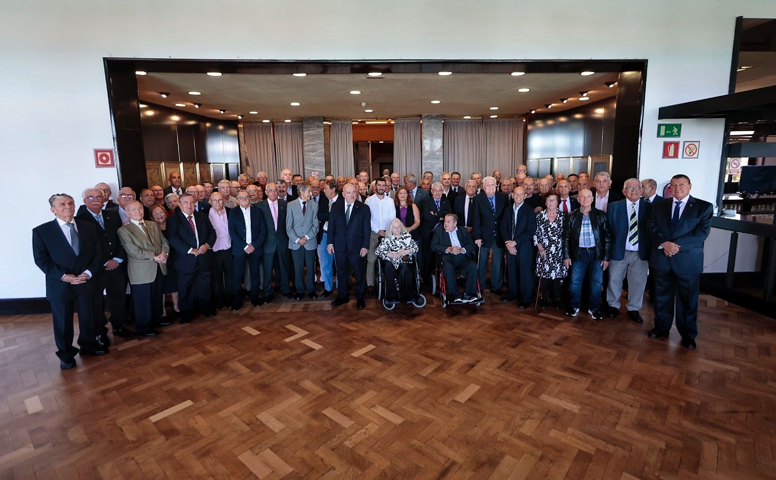 Acto de reconocimiento a los antiguos socios y abonados del CD Tenerife