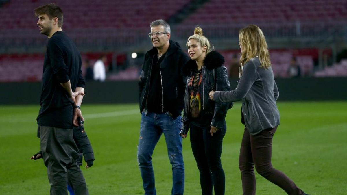 Shakira, en una foto de archivo, en el Camp Nou.