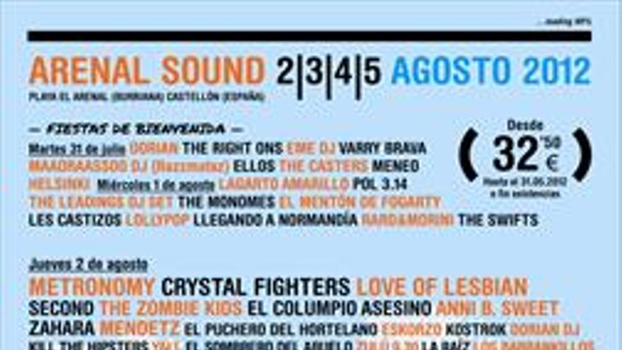 The Sounds, Dorian y The Right Ons cierran el Arenal Sound 2012