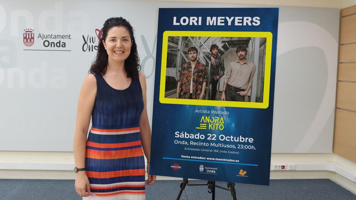 La concejala de Cultura, María Prades, ha dado a conocer este martes la actuación de Lori Meyers para la Fira d&#039;Onda.
