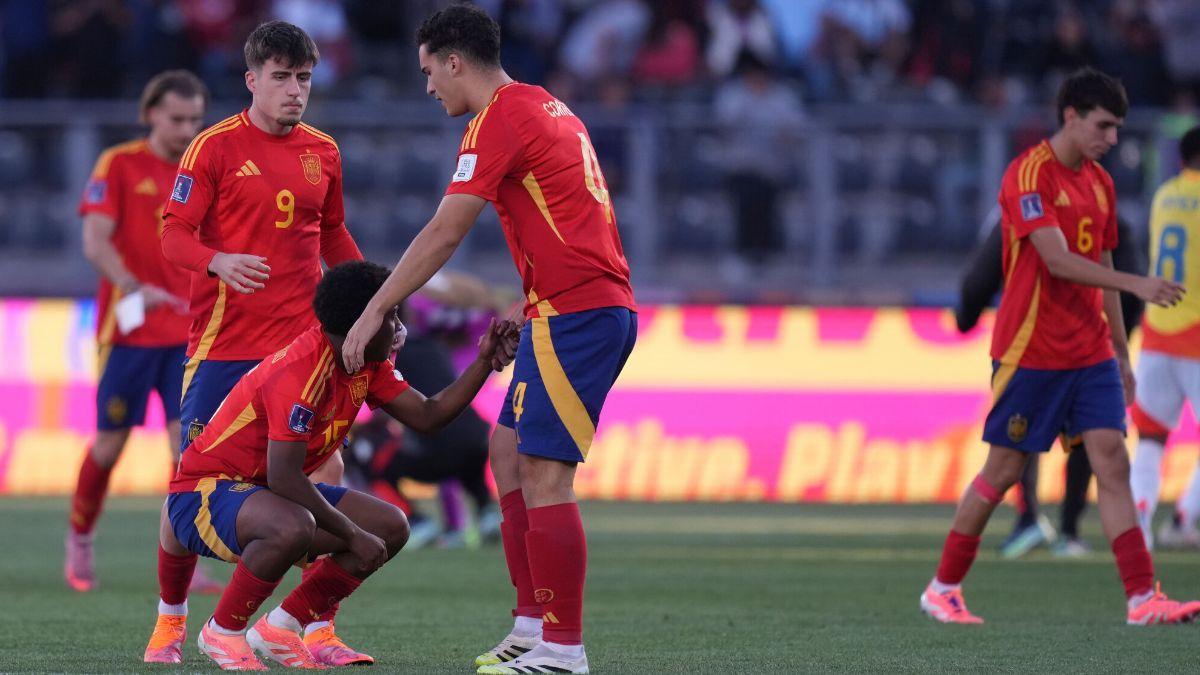 Decepción de España por su eliminación en cuartos de final del Mundial Sub-20