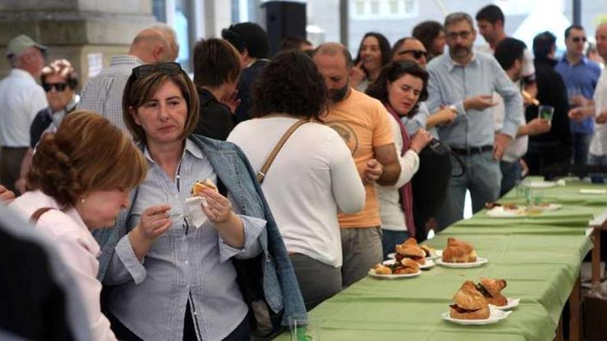 Imagen de la pasada edición de la Feira da Sidra en A Estrada.