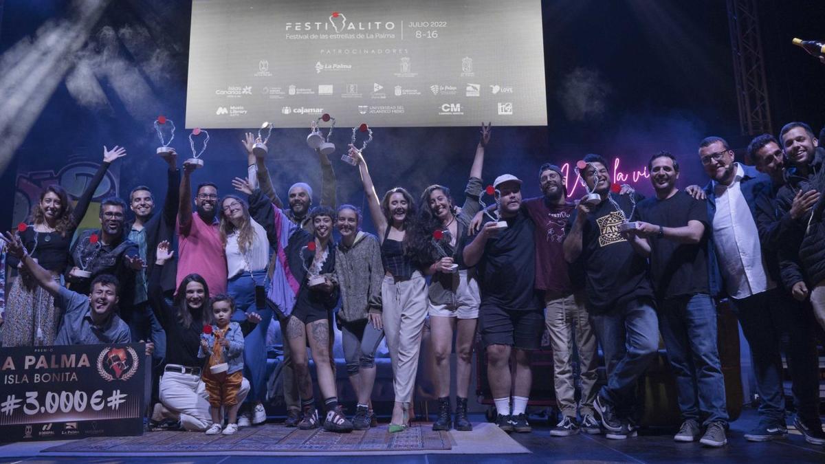 La gala visualizó la gran familia que representa el Festivalito de La Palma.