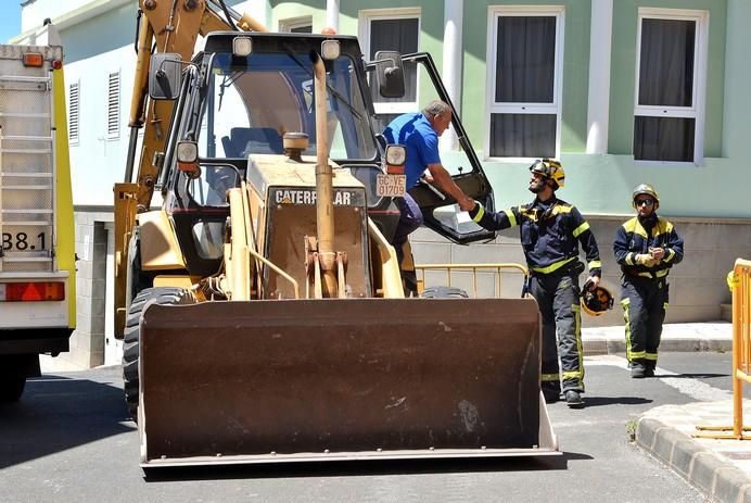 Vecinos afectados por la explosión de Agüimes