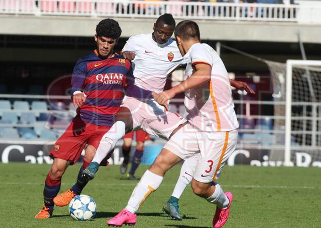 Youth League FC Barcelona Juvenil, 3 - AS Roma, 3