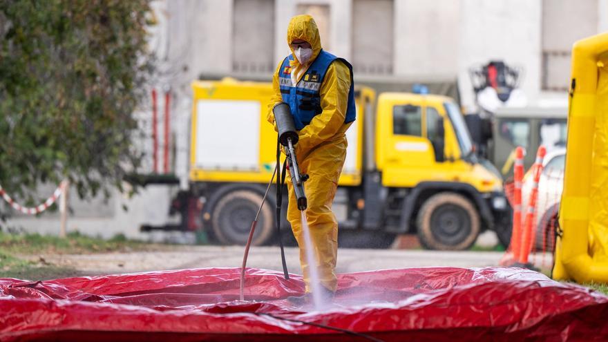 La UME aumenta a unos 150 soldados el contingente por la peste porcina africana en Catalunya