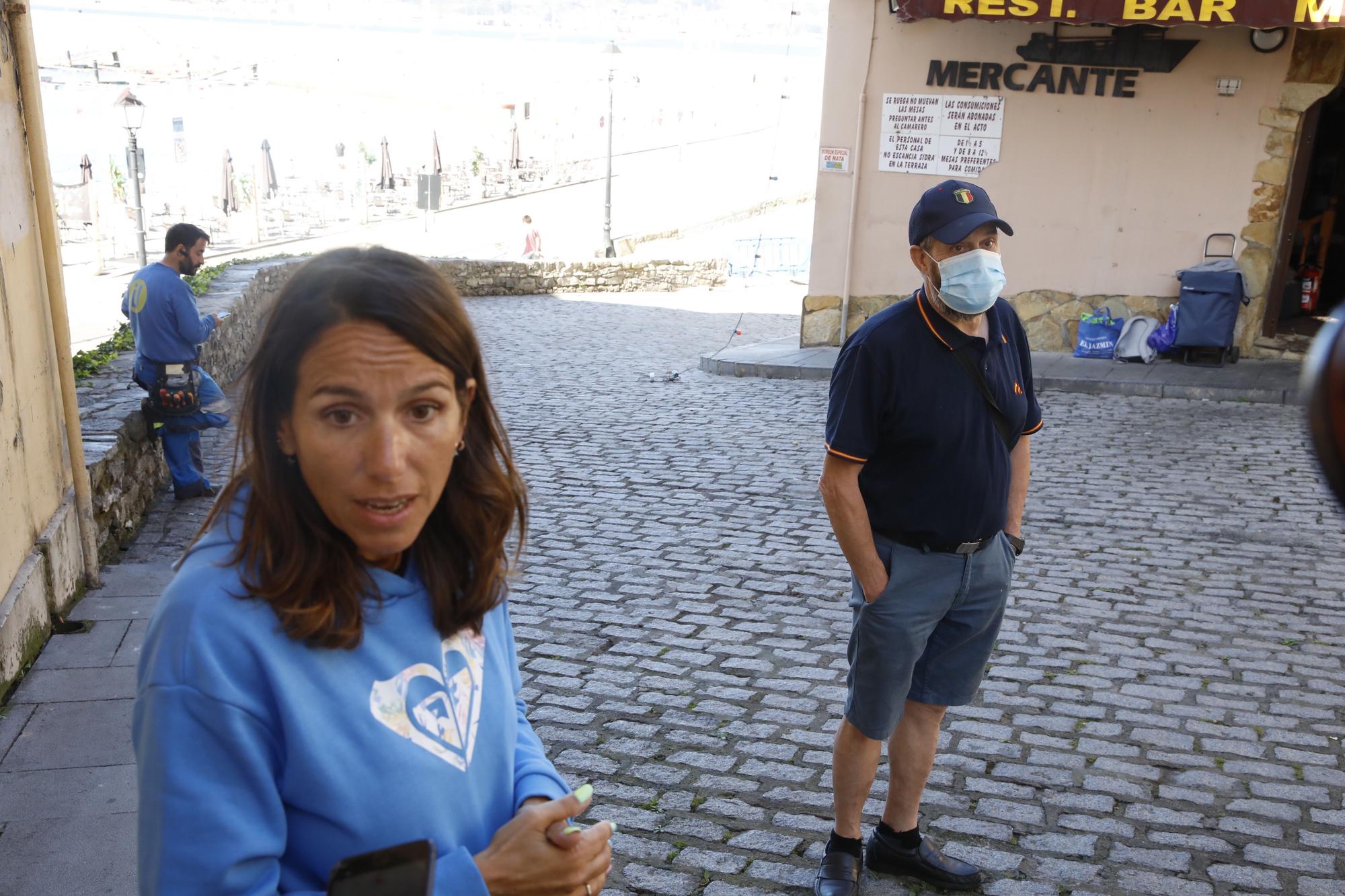 Así quedó el bar el Mercante tras el incendio