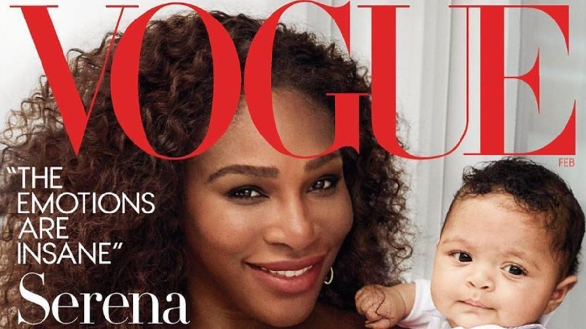 Serena Williams y su hija, en la portada de 'Vogue'