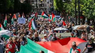 Una marcha exige en València el fin del genocidio en Palestina y el boicot a Israel