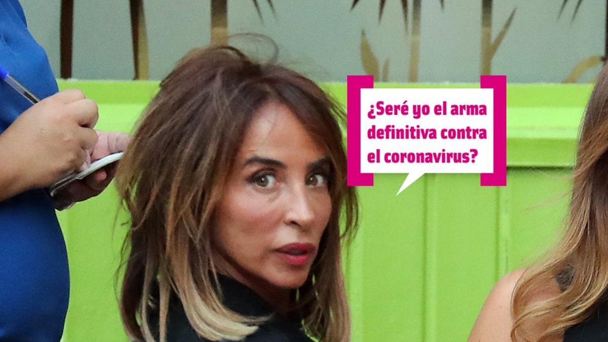 María Patiño en una terraza