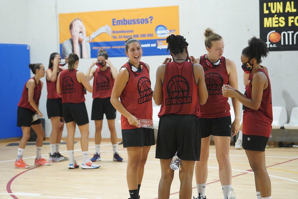 Primer entrenament grupal de l'Spar Girona