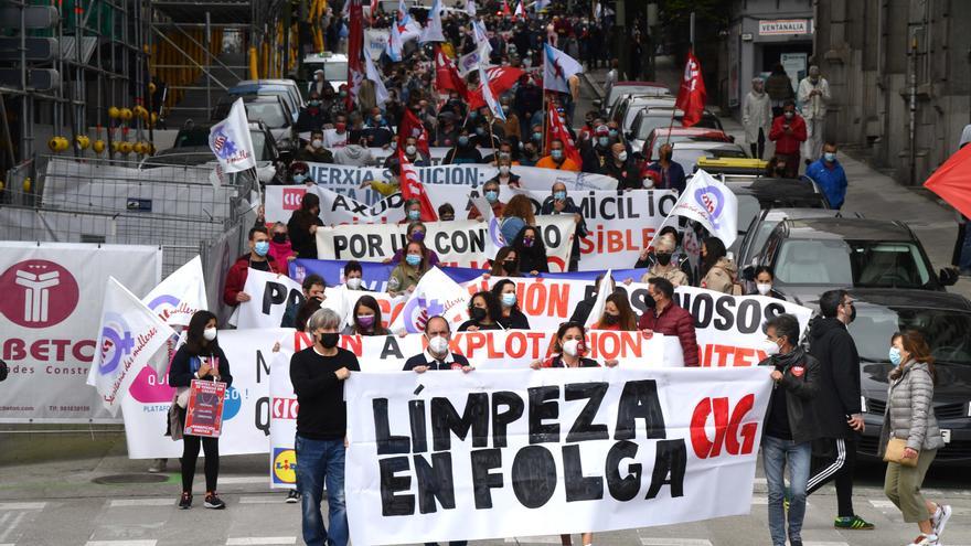 Manifestación del 1 de mayo en A Coruña