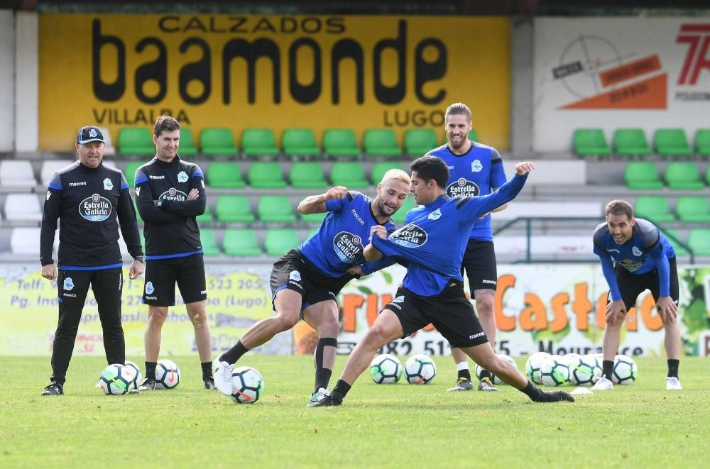 Entrenamiento del Deportivo en Vilalba 8 de agosto