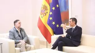 Moncloa confirma que Sánchez mantuvo dos reuniones privadas con Junqueras antes de su encuentro del 8 de enero