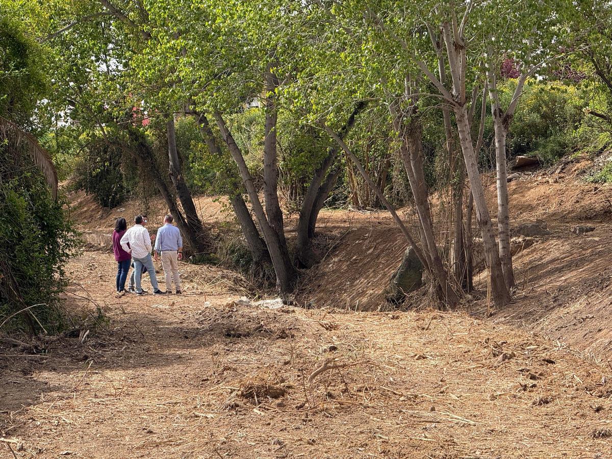 Barranco de Mandor que une Riba-roja de Túria con l'Eliana