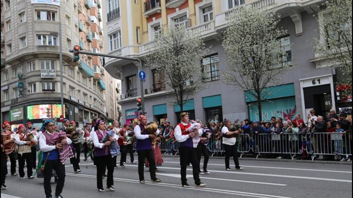 La banda de gaitas de boto aragonesas desfilará en Madrid.