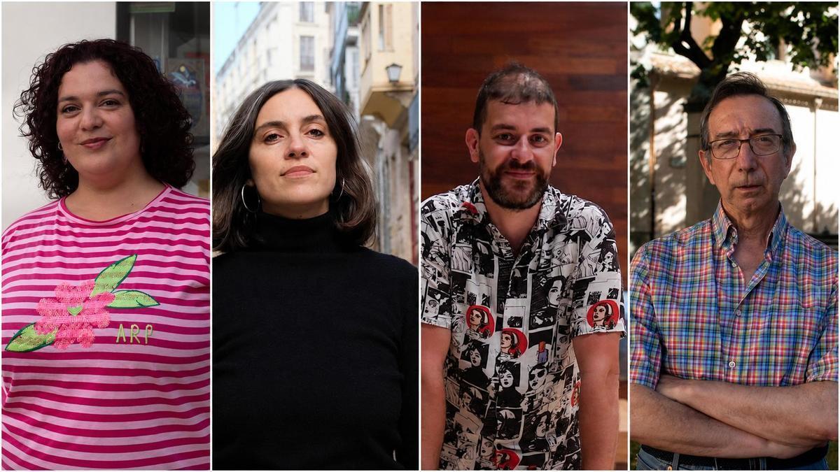 Bea Cepeda, Clara García Fraile, David Refoyo y Tomás Sánchez Santiago