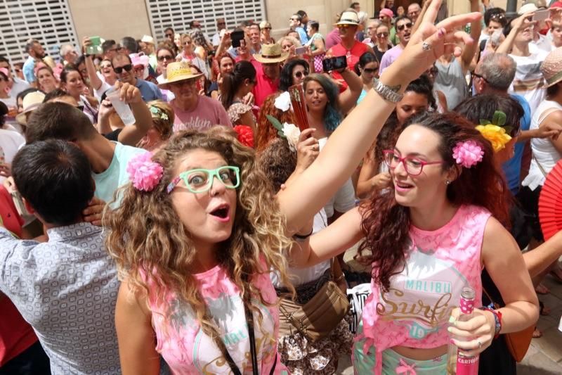 Primera jornada de la Feria de Málaga en el centro.