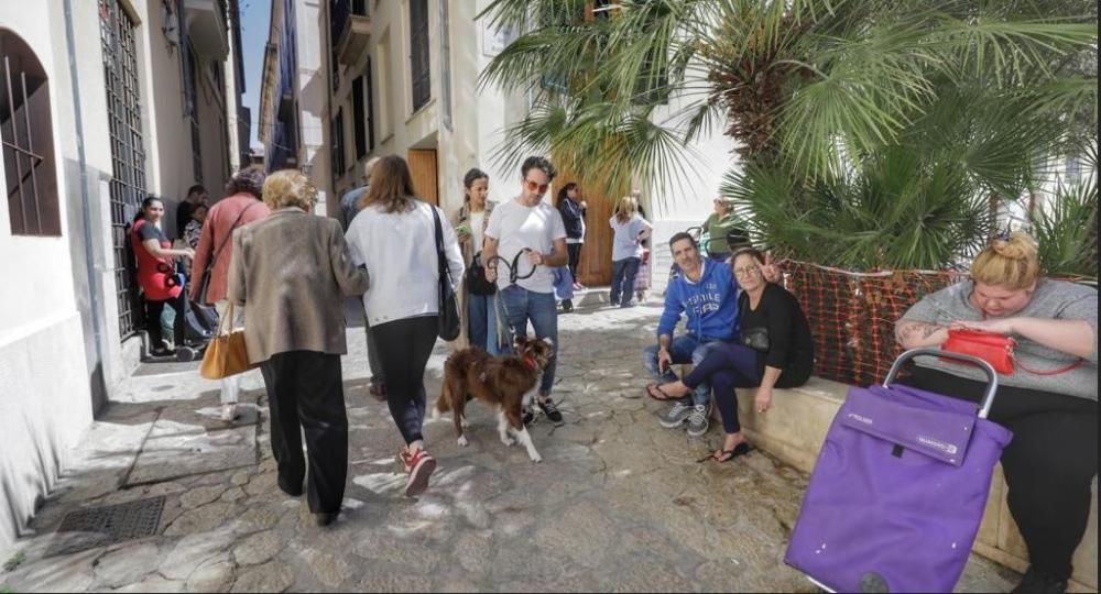 Jornada electoral en el barrio de sa Calatrava, Palma