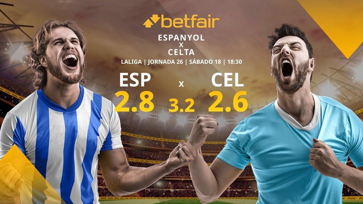 RCD Espanyol de Barcelona vs. RC Celta de Vigo: alineaciones, horario, TV, estadísticas y pronósticos