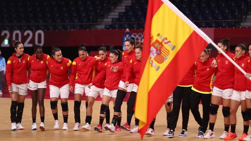La selección española femenina de balonmano consigue su primera victoria en los Juegos Olímpicos