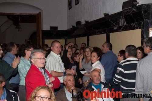 Manifestación "Unidos contra la corrupción" y posterior pleno en Caravaca