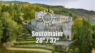 El tiempo en Soutomaior: previsión meteorológica para hoy, lunes 14 de septiembre