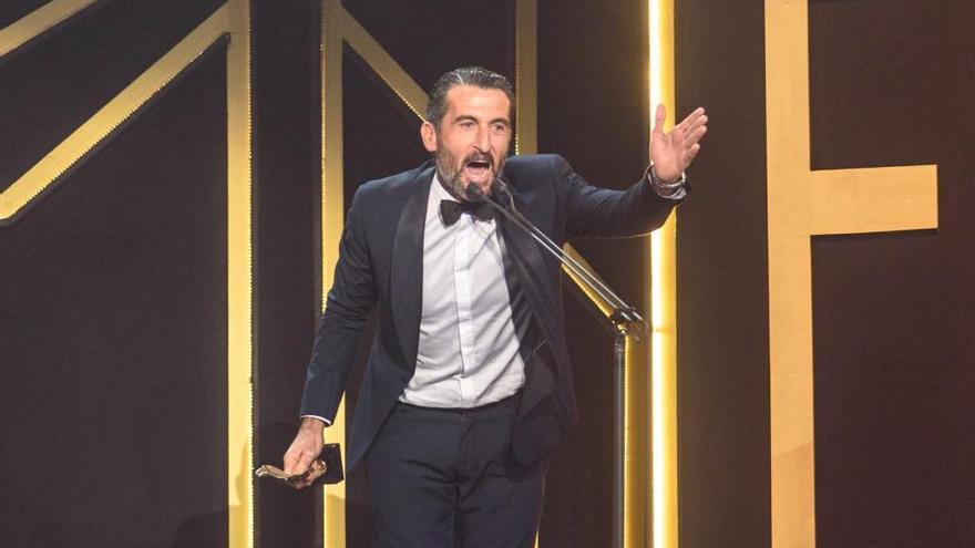 El actor Luis Zahera en los premios Feroz. | efe