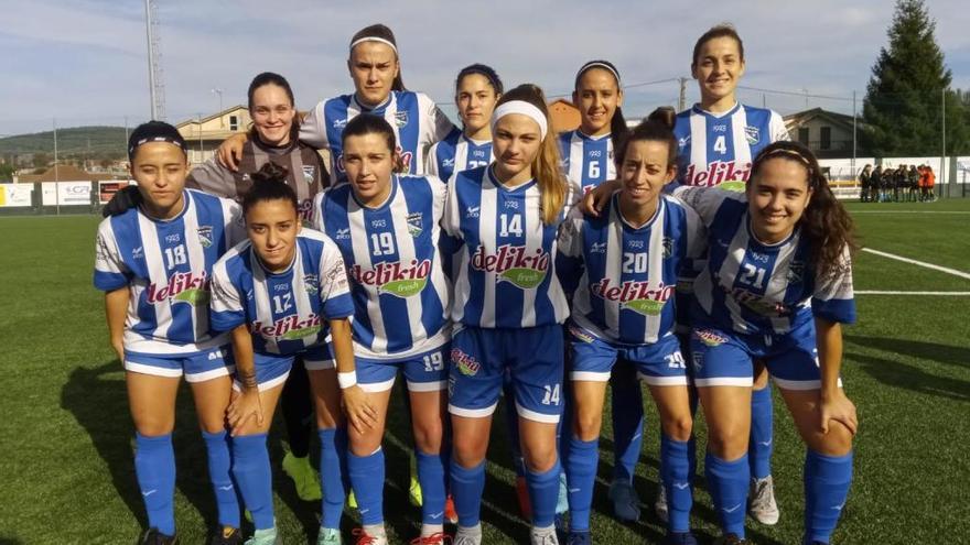 El once del Valladares el partido del sábado ante el Racing B. // CD Valladares