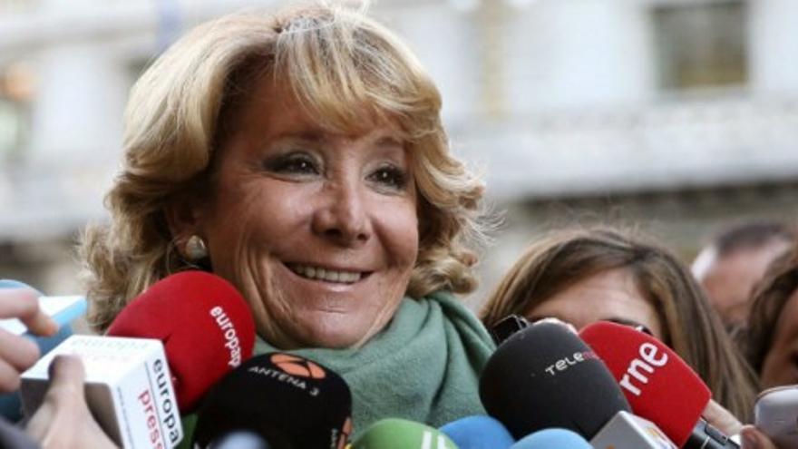 Aguirre al PP: "Si hay gestora, no seré candidata"