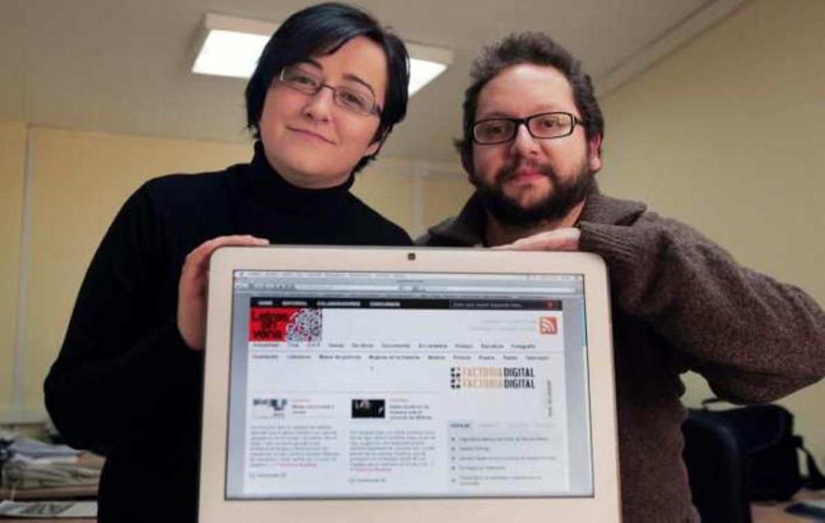 Vanessa Díez y Eduardo Boix están al frente del cada vez más ilusionante proyecto literario.