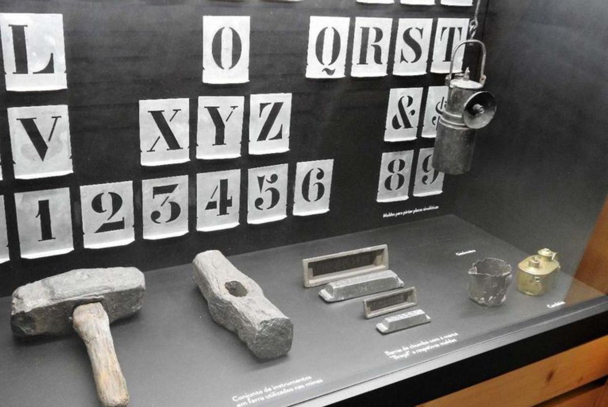 Na imaxe grande: sala das minas. De arriba abaixo:área da romanización; instrumentos mineiros; mirtilo; |  FOTOS: PÁXINA OFICIAL DO MUSEO
