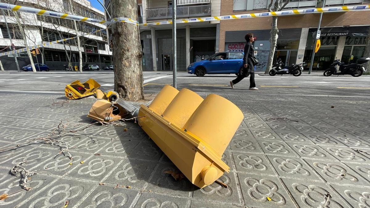 Barcelona desactiva l’alerta per vent després de 48 intervencions dels bombers