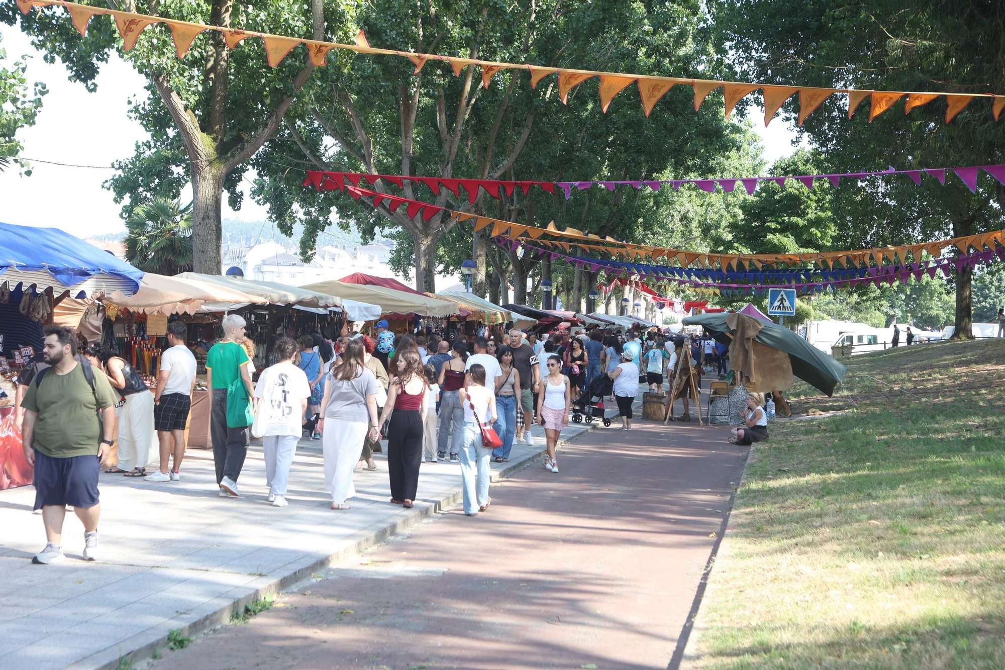 Mercado templario en O Burgo