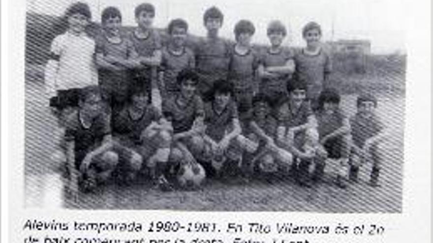 L&#039;aleví del Bellcaire de la temporada 1980-81.